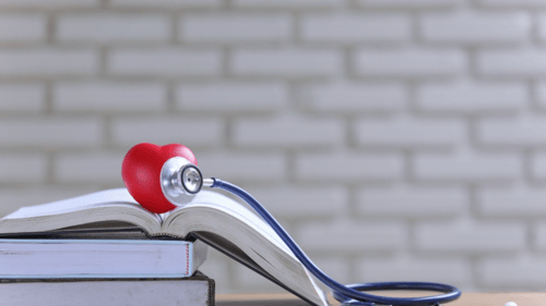 A-heart-and-stethoscope