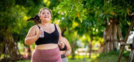 肥胖女性透過運動減肥