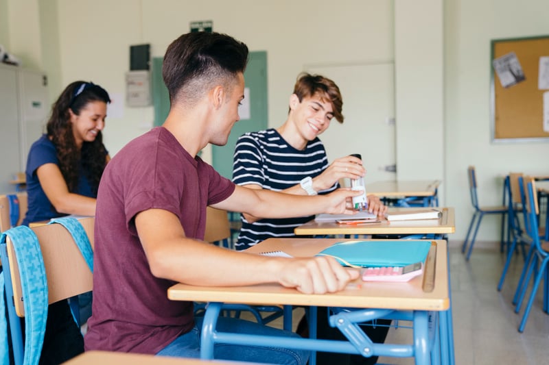 Teens-at-school