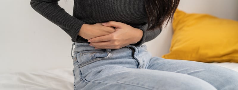 A Women Have Stomach Flu 