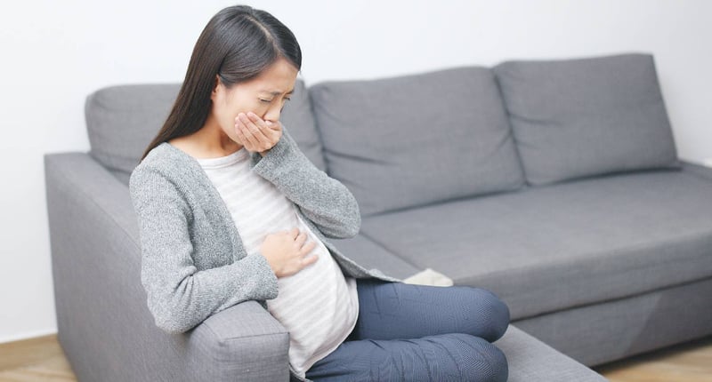 孕婦感到嘔心