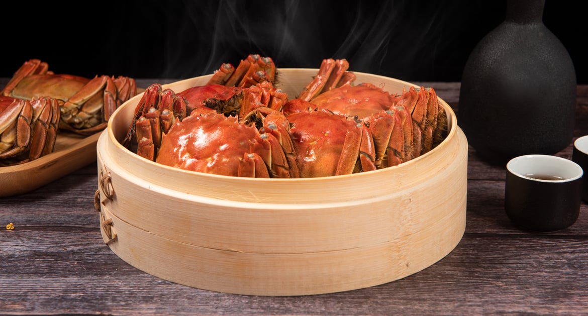 清蒸大閘蟹