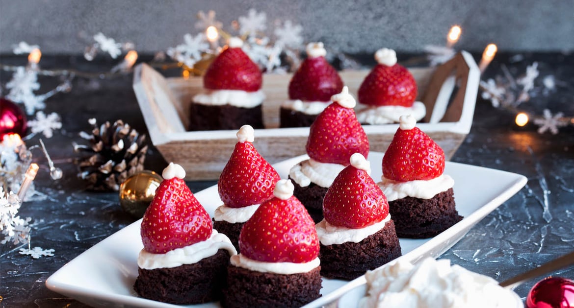 聖誕士多啤梨布朗尼甜點