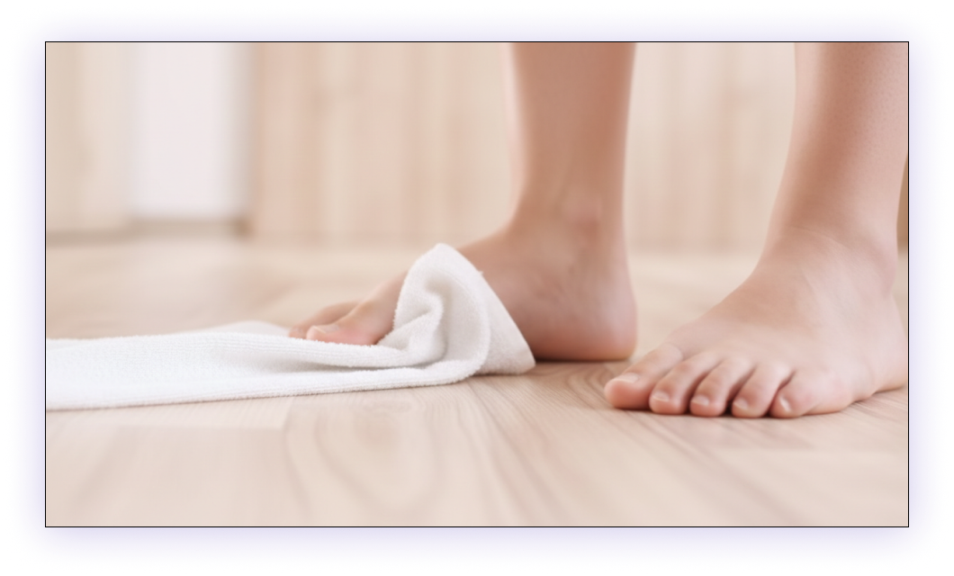 筋膜炎運動 - 捲毛巾