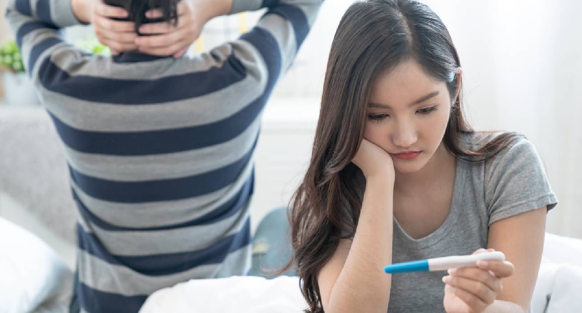 女子擔心自己懷孕