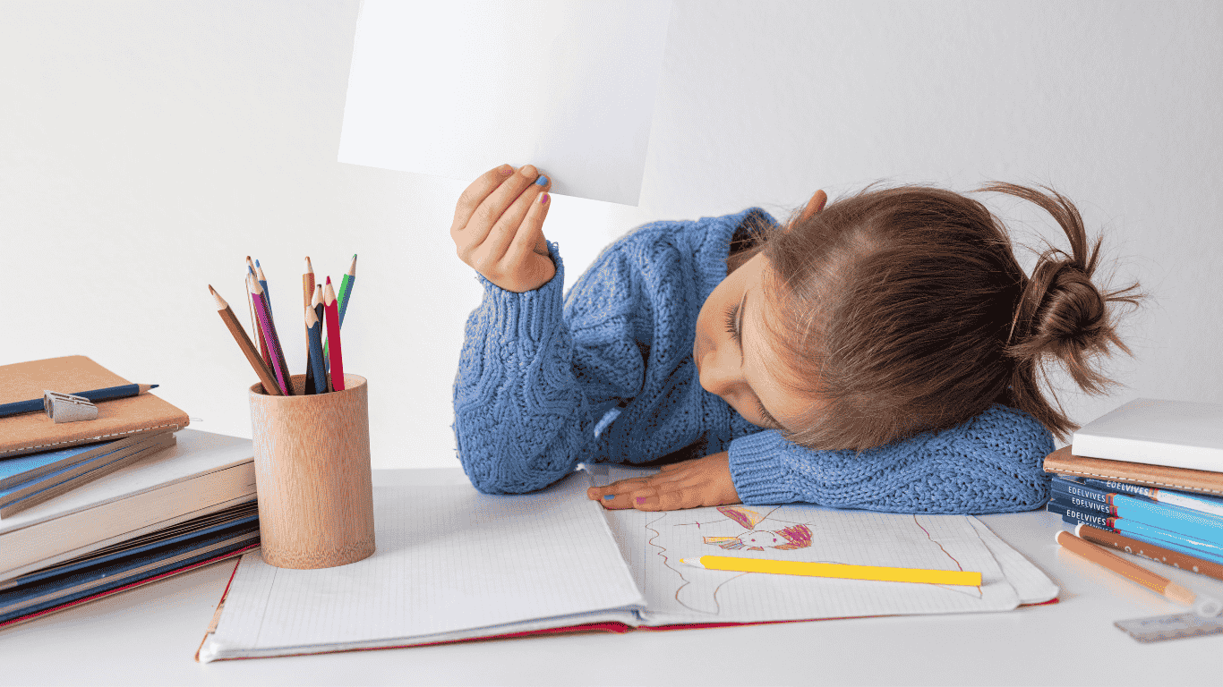 Child not paying attention