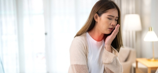 女士患支氣管炎