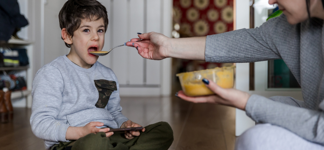 Autism Kid Eating