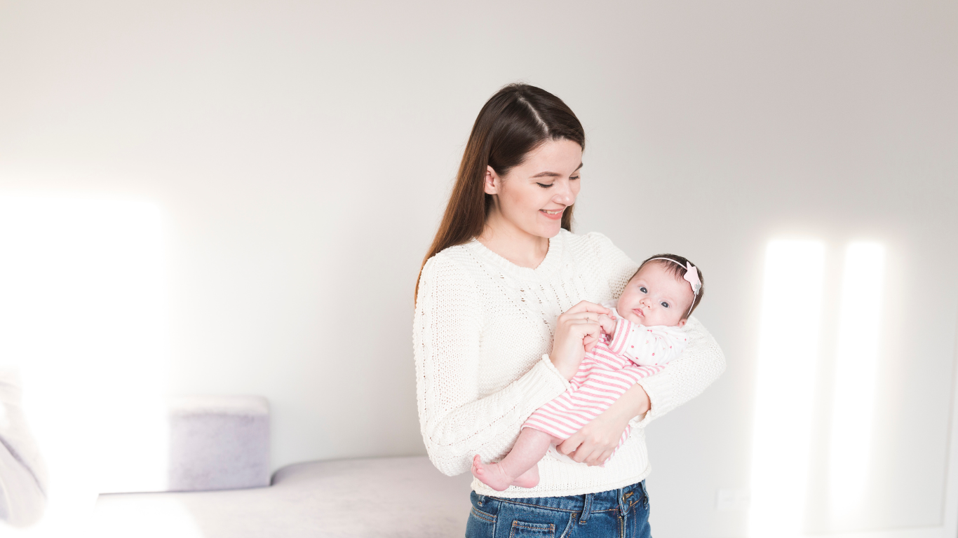 新手媽媽照顧嬰兒