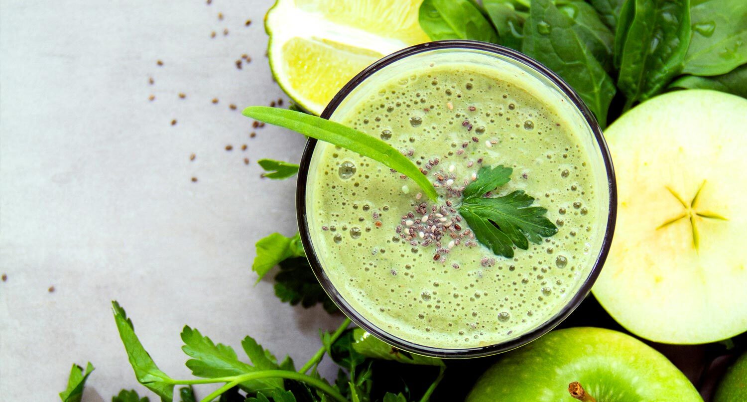 激瘦果汁、蘋果、羽衣甘藍、青汁