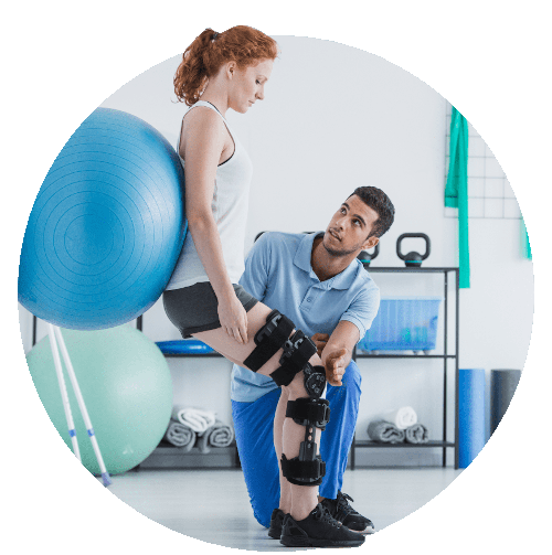 physiotherapy helping with ligament rehab