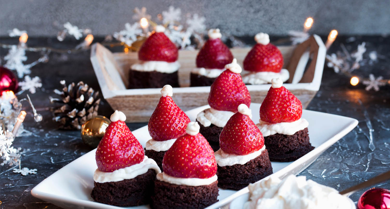 聖誕士多啤梨布朗尼甜點