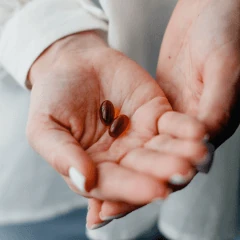 medication in hand