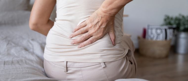 坐骨神經痛的女患者